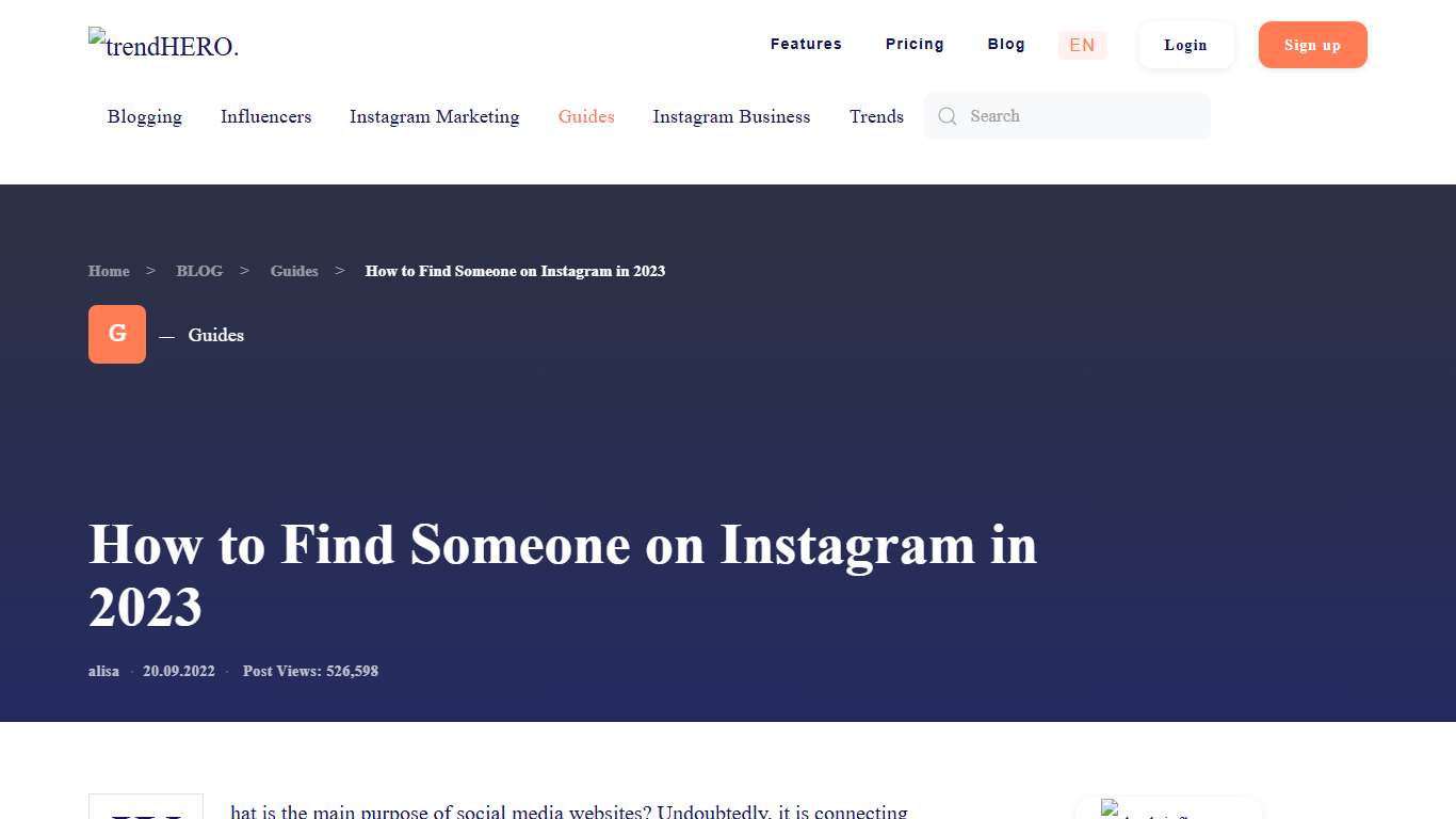 How to Find Someone on Instagram in 2023 - trendHERO