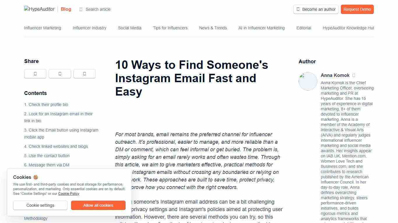 How to Discover Someone's Email on Instagram Easily